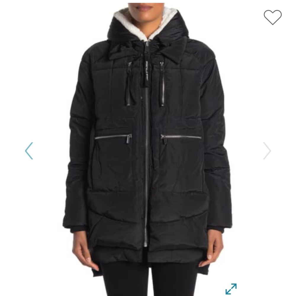 NWOT Bagatelle Faux Shearling Lined Parka Jacket